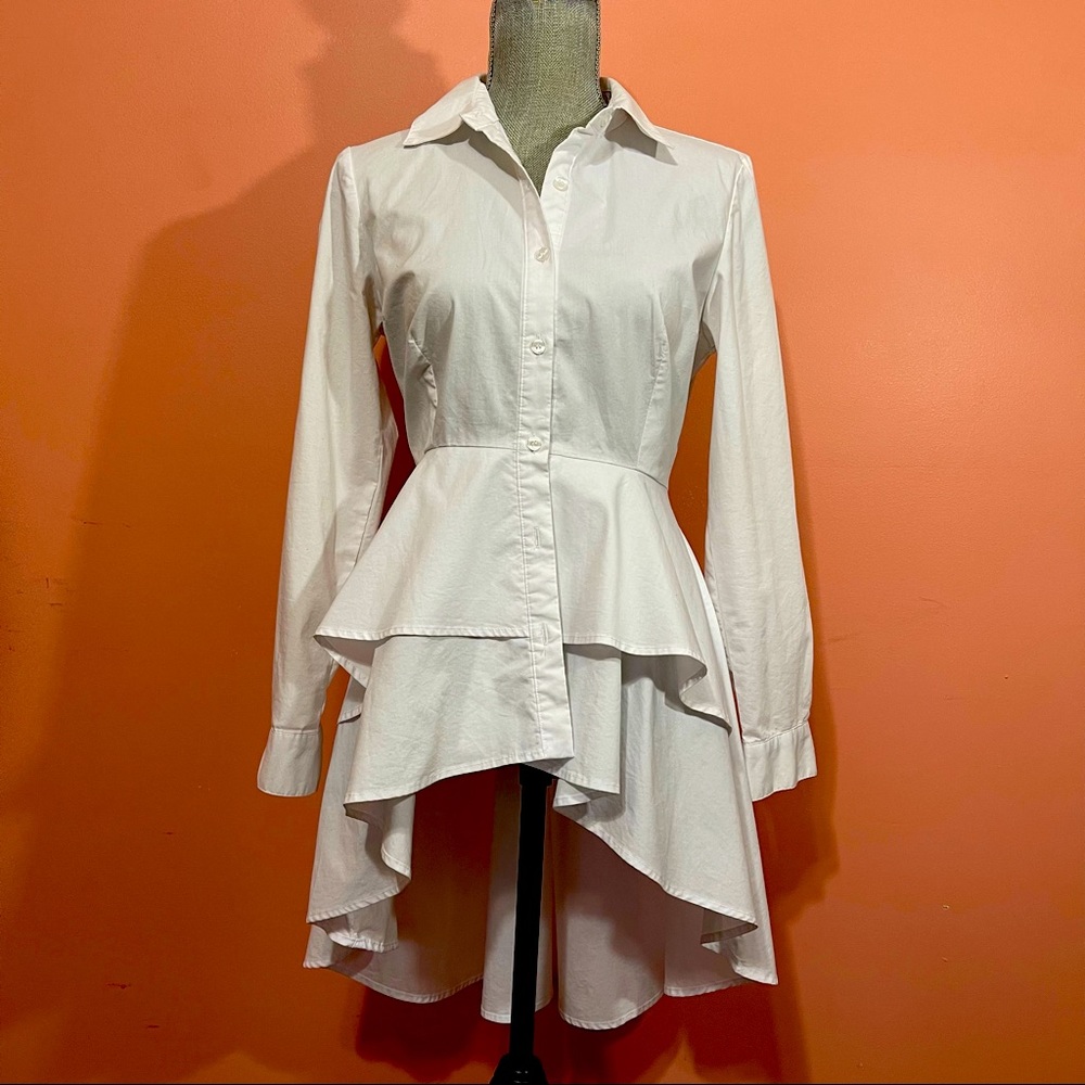 New York and Company white blouse